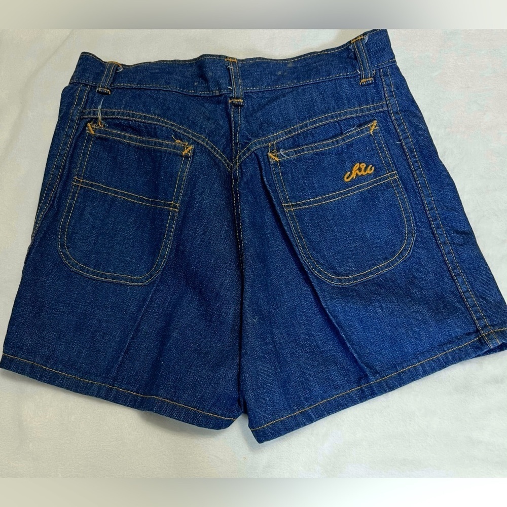 Chic by h.i.s. Vintage Women's Dark‎ Denim Sz 13/14 High Rise Shorts Retro